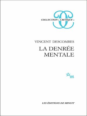 cover image of La Denrée mentale